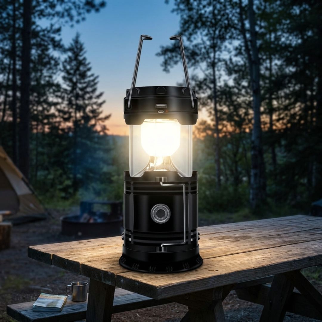 SolarGlow - Multi-Purpose Camping Lantern