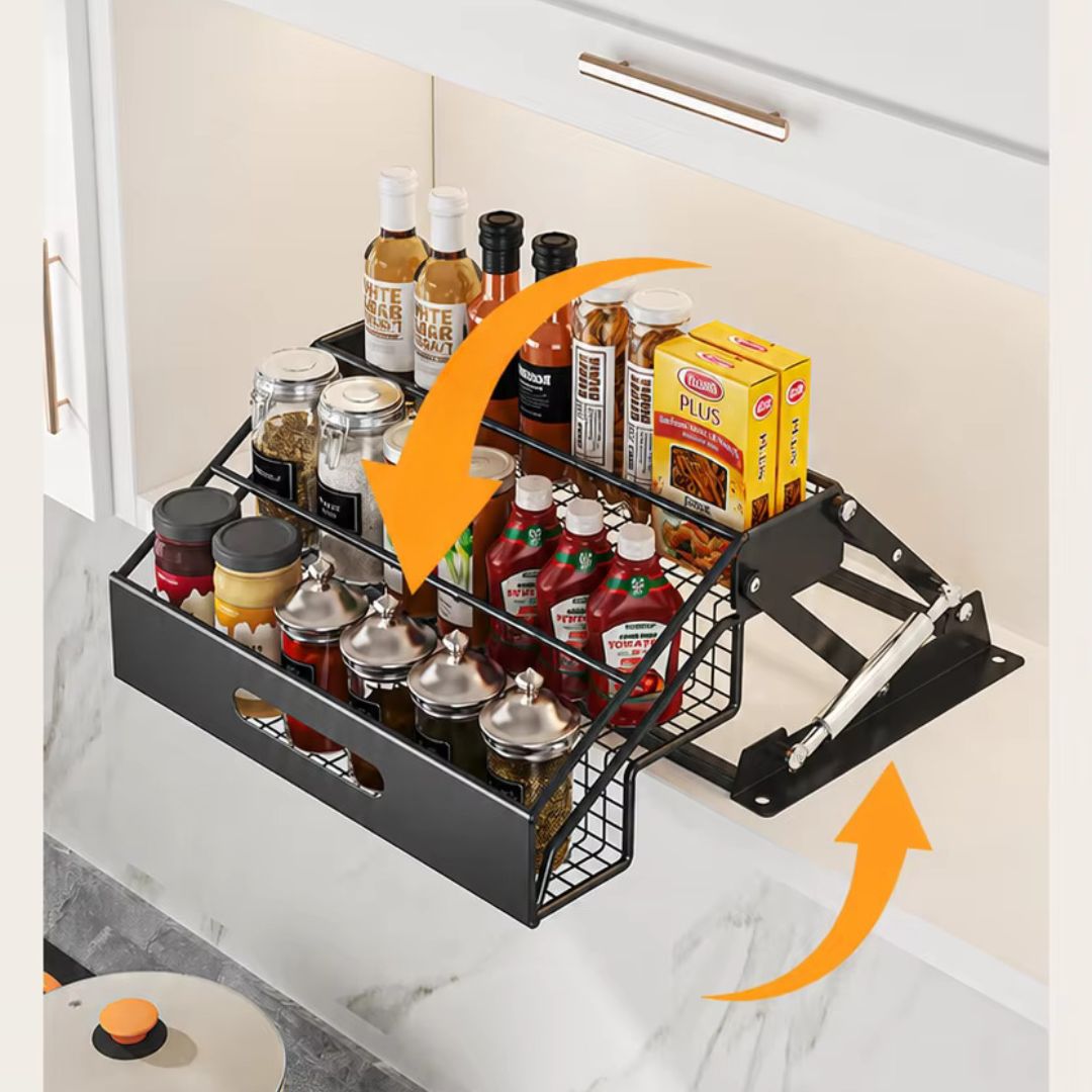 SpiceSlide - 3-Tier Pull-Out Kitchen Organiser