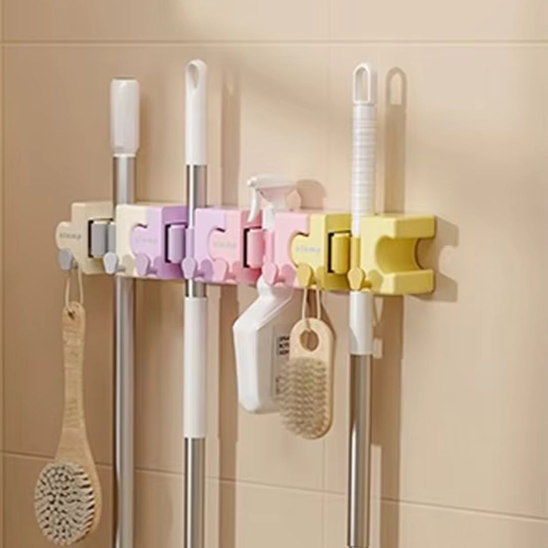 MopRack - Cleaning Tool Wall Organizer
