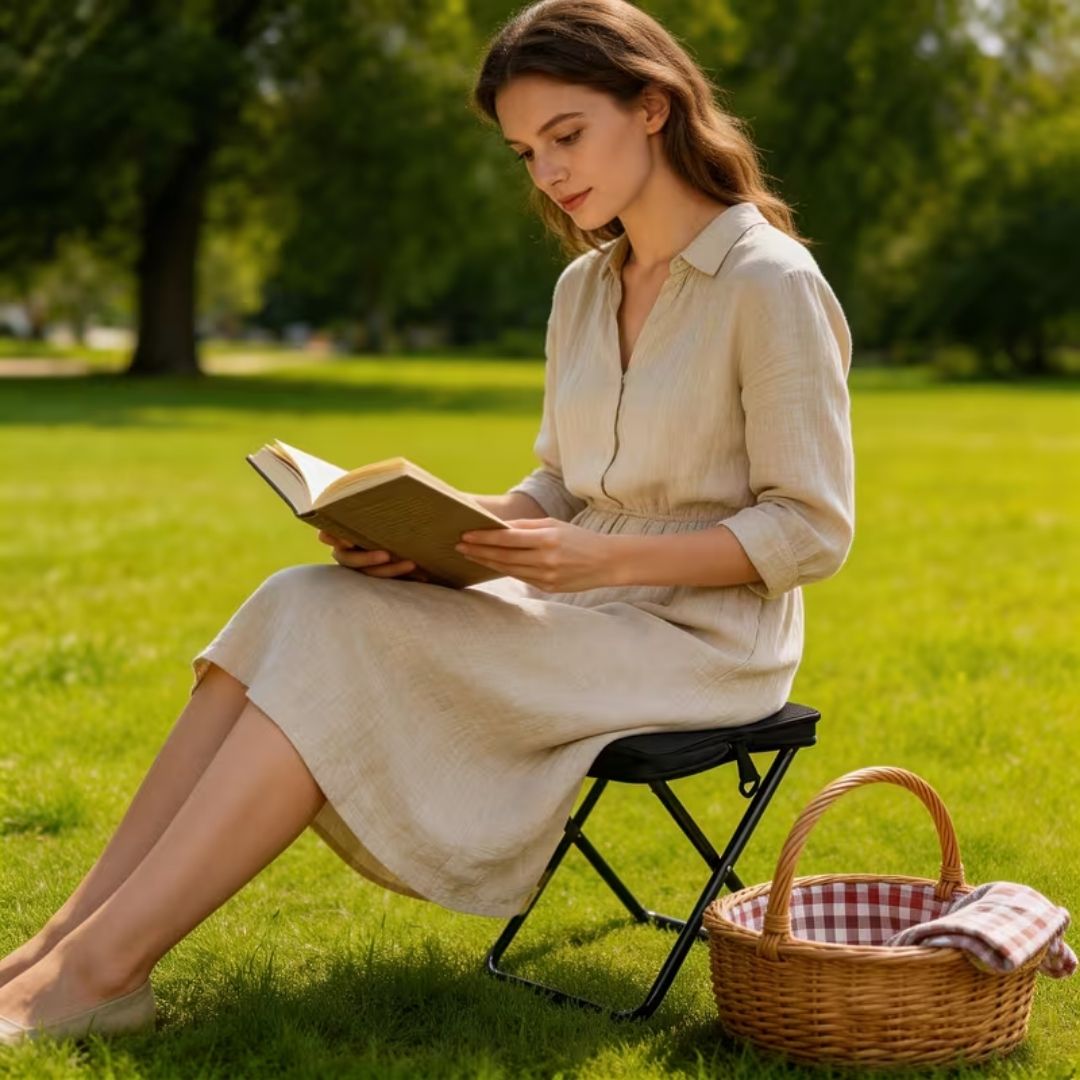 SeatPack - Portable Folding Outdoor Stool