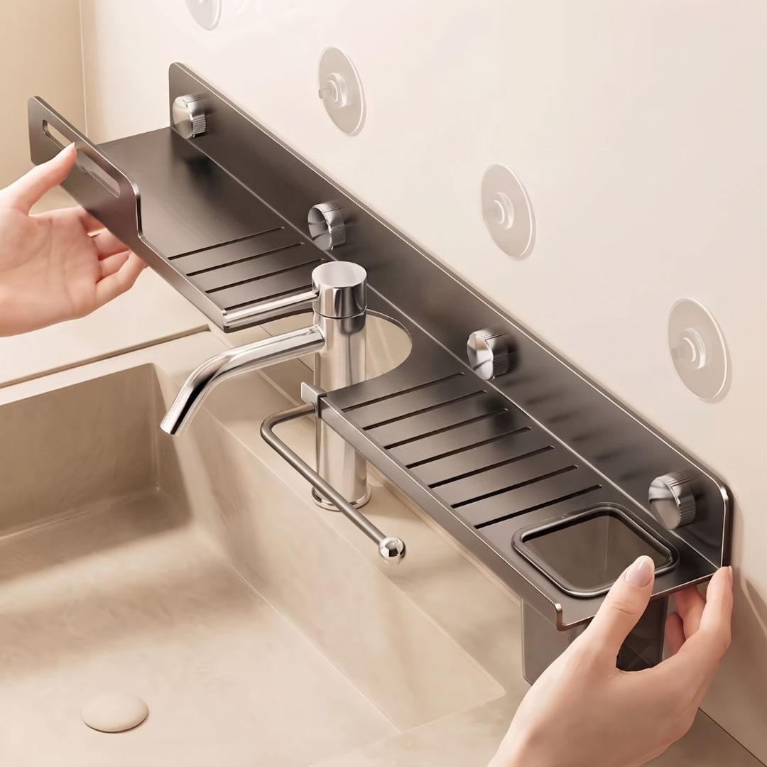 SinkGrip - Suction Cup Bathroom Organizer
