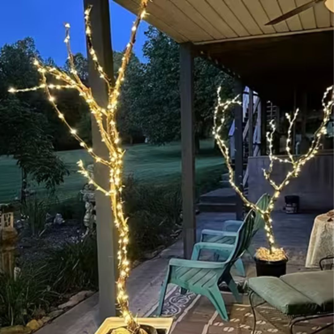Solar-Powered Outdoor String Lights