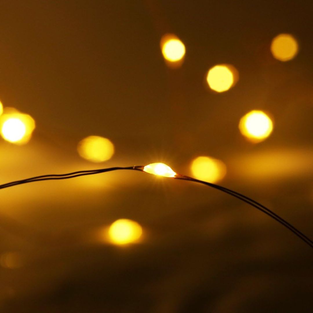 Solar-Powered Outdoor String Lights