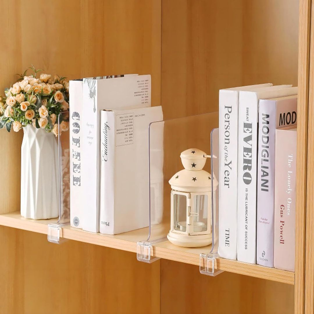 ShelfMate - Clear Acrylic Shelf Dividers