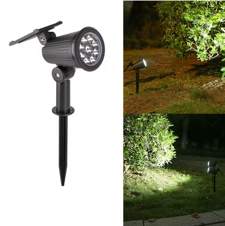 Solar-Powered Garden Spotlights