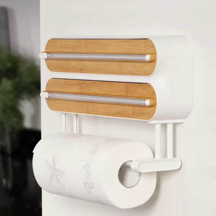 WrapStation - 3-in-1 Kitchen Roll & Wrap Dispenser