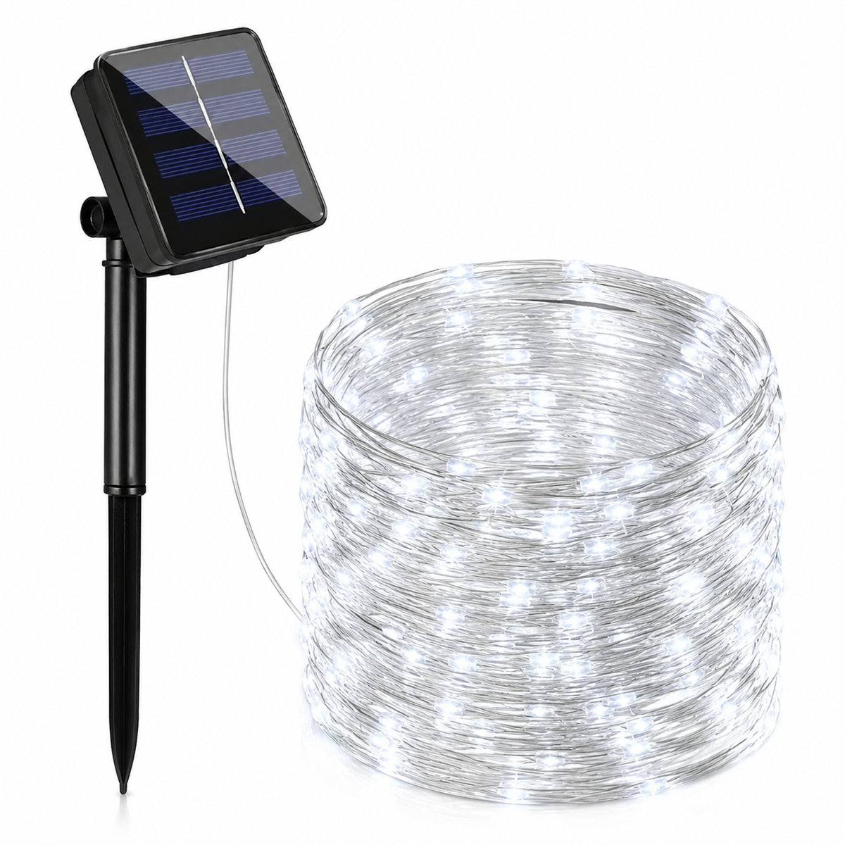 Solar-Powered Outdoor String Lights
