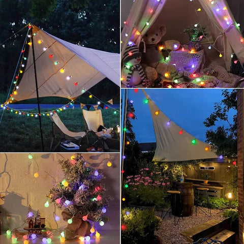 Solar-Powered String Lights