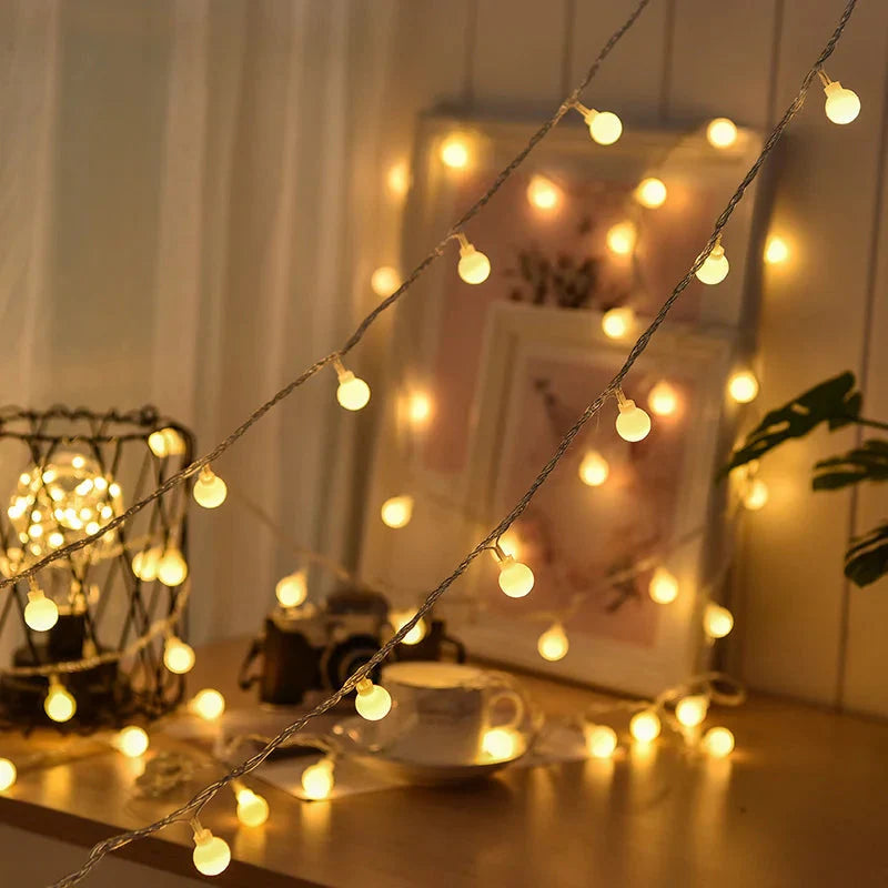 Solar-Powered String Lights
