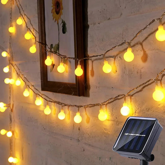 Solar-Powered String Lights